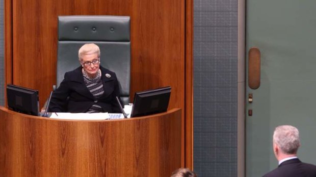 Manager of opposition business Tony Burke seeks to move a no confidence motion against Madam Speaker Bronwyn Bishop.