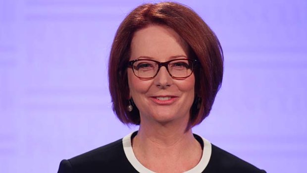 Julia Gillard's glasses distracted some from the day's main event.