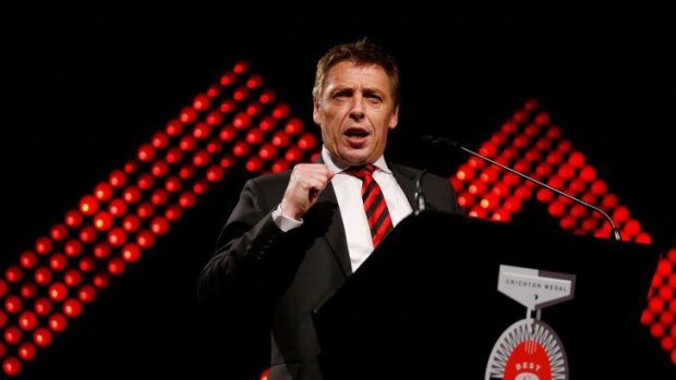 Mark Thompson addresses the Essendon best and fairest count.