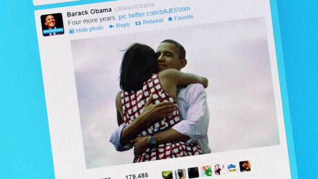 Twitter record ... Barack Obama's photo.