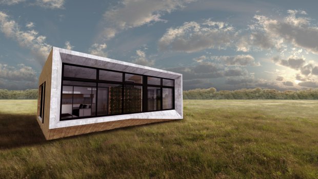 An ArchiBlox-designed carbon-positive home will be on show in Swanston Street during the Sustainable Living Festival.