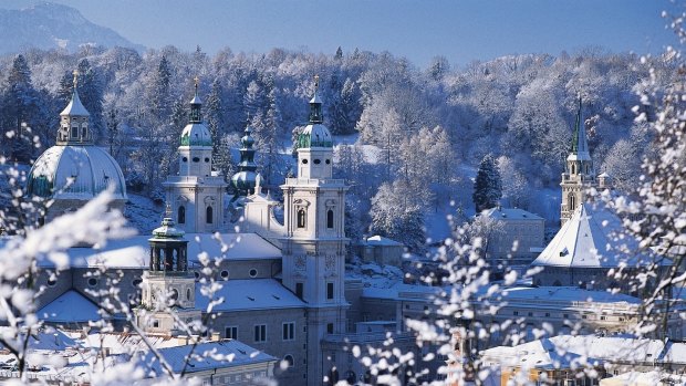 Winter wonderland: Salzberg, Austria.