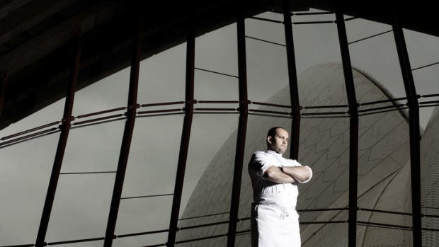 Guillaume Brahimi, head chef of restaurant <em> Guillaume at Bennelong. </em>