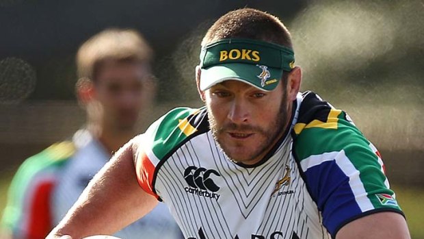 There's no such thing as a weak Springboks team, says lock Danie Rossouw.