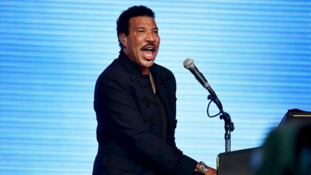 Lionel Richie performs on the Pyramid stage at Worthy Farm.