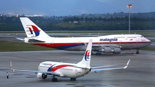 Troubled: Government-controlled Malaysia Airlines reported  a $US134 million first-quarter loss.
