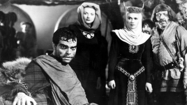 Path of destruction: A scene from Orson Welles' Macbeth.