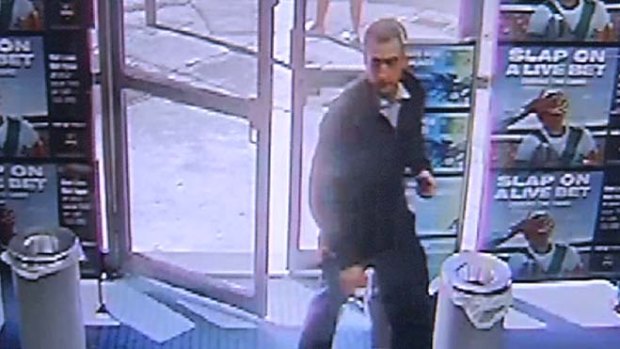 Police want to speak to this man who was seen placing a bet on Botany Road, Beaconsfield, in Sydney.