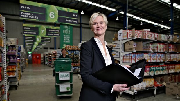 Kate Langford,  general manager at Woolworths’ specialist online warehouse. 