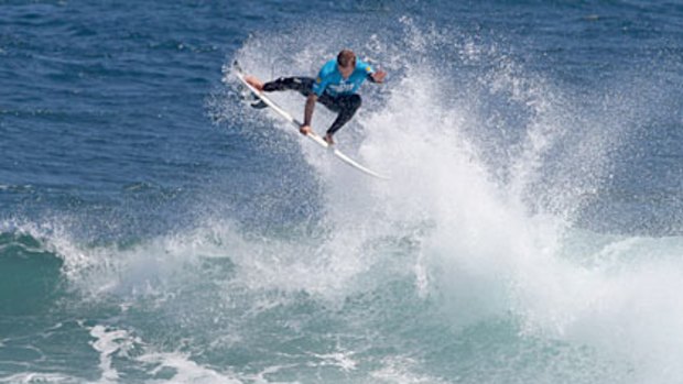 Josh Kerr pulls off huge aerials to snatch victory at the Margaret River Pro finals today.