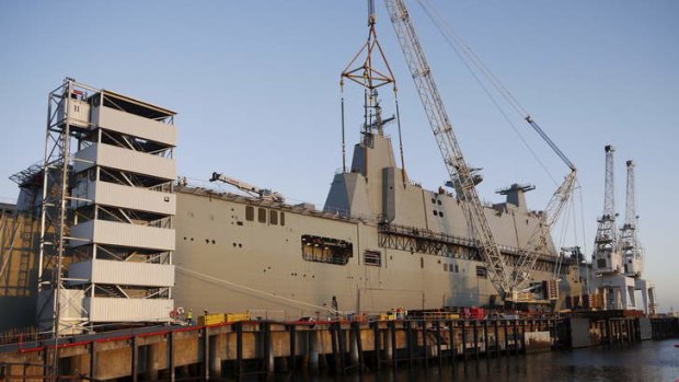 HMAS Canberra.