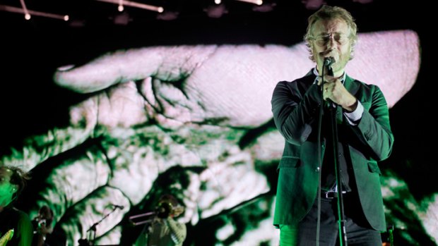 The National's Matt Berninger at the Sydney Opera House.