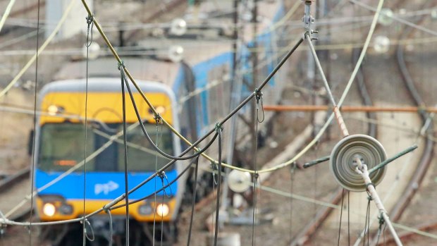Stray balloons have led Metro Trains to suspend services on the Sunbury line.