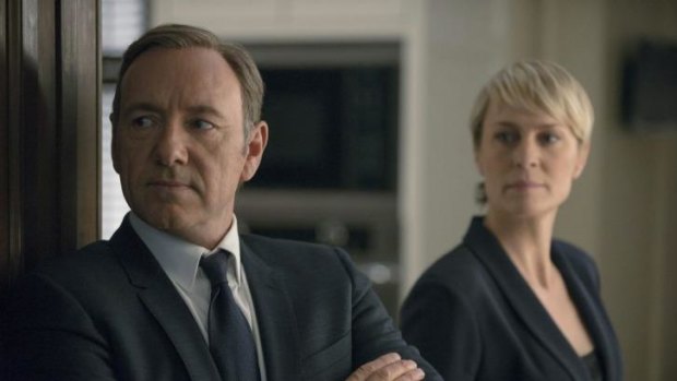 Kevin Spacey in <i>House of Cards</i>.