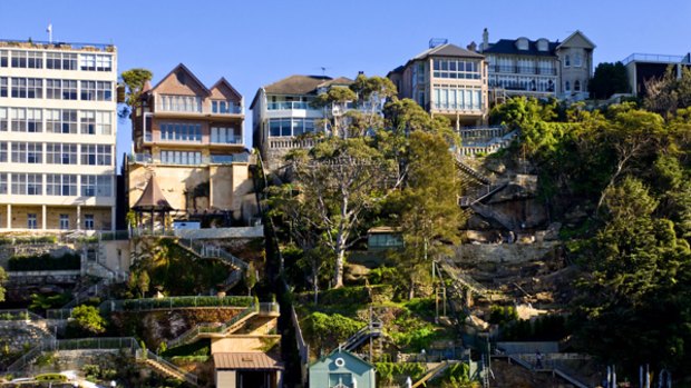 Home is where the houses are ... Mosman, the suburb of the merchant bankers.