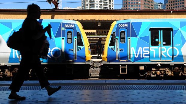 'Trains would stop at Flinders Street for just 40 seconds, a whistle-stop.'