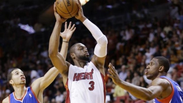Miami Heat guard Dwyane Wade is back from injury and has the luxury of using the first round of the playoffs as a chance to work his way back to peak form.