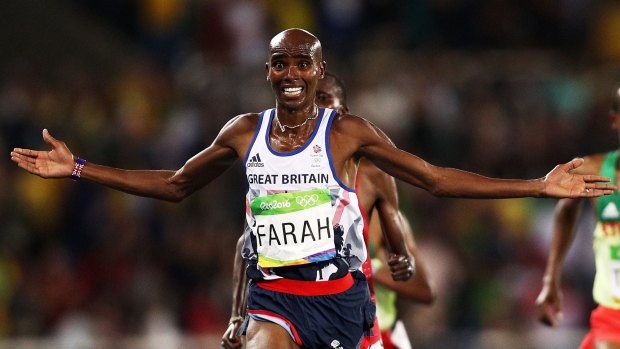 Four-time Olympic gold medallist Mo Farah of Great Britain may not be able to compete in the United States.