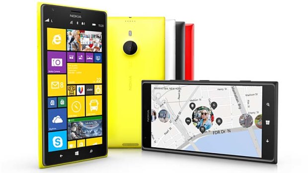 Oversized: Nokia Lumia 1520.