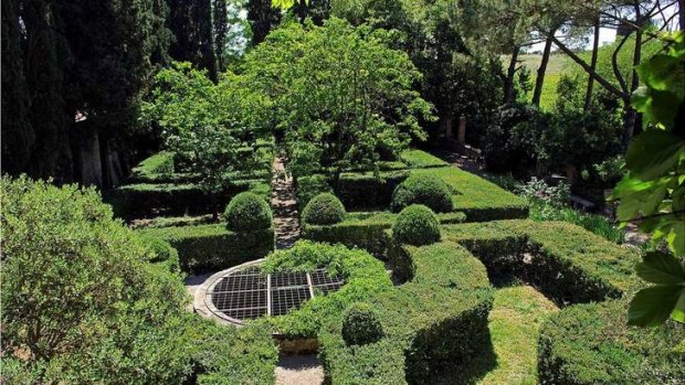 The Florentine gardens enjoyed by Machiavelli.