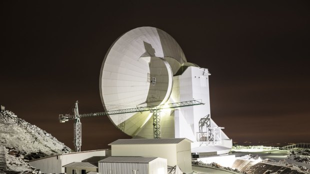 A research team is hoping to use a network of telescopes, including this one in Mexico, that reach from Spain to Hawaii to Chile, known as the the Event Horizon Telescope, to take a picture of what has been until now unseeable: a black hole.