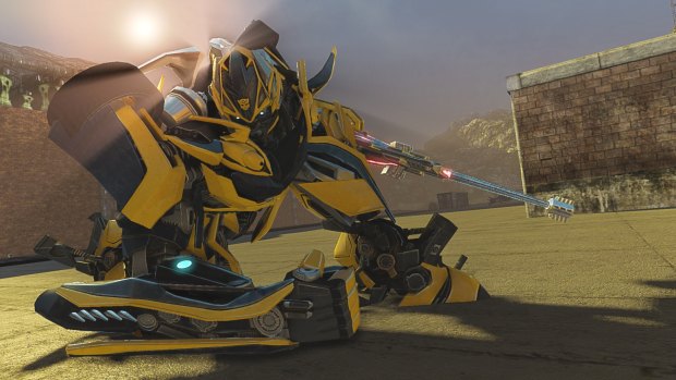 Flop: Though Bumblebee may look like his colourful, bombastic self, Rise of the Dark Spark is a dreary and boring experience.