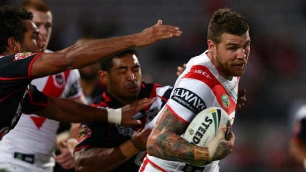 Josh Dugan left the Raiders after a morning on the tiles.