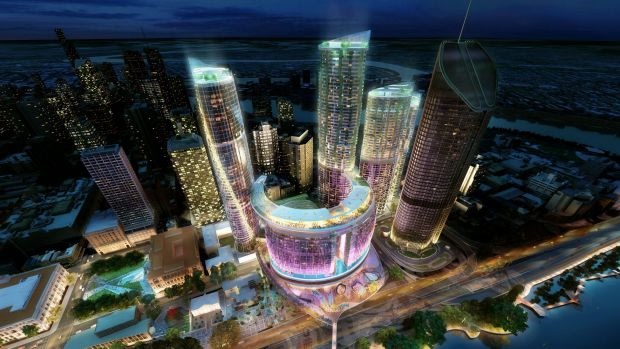 An artist's impression of the Queen's Wharf project.
