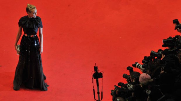German actress Diane Kruger at the gala opening of the Berlin Film Festival.