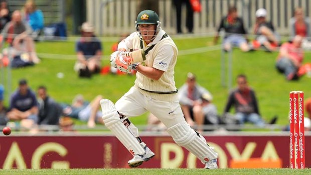Focused ... David Warner says Phillip Hughes won't be haunted by recollections of Hobart, where the second incarnation of his Test career unravelled.