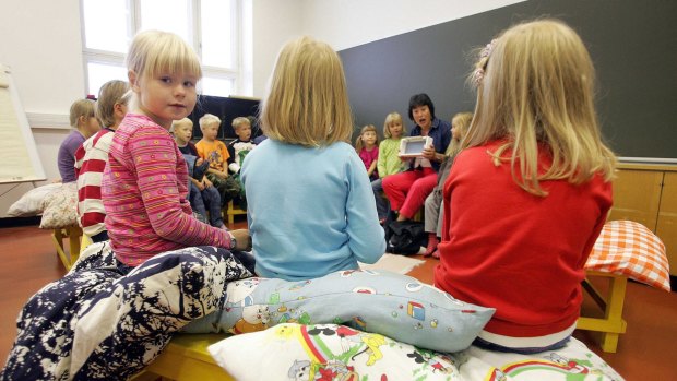 Commitment: a recent survey found 75 per cent of Finnish people viewed the formation of the free, compulsory comprehensive school as the most important event in the nation's history.