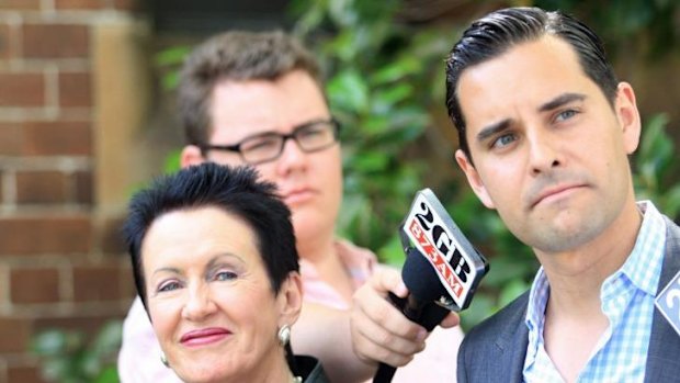 "A dog's breakfast of democracy": Alex Greenwich with lord mayor Clover Moore.