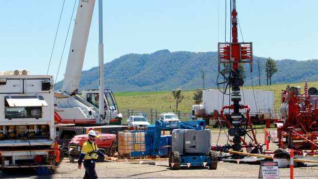 AGL's coal seam gas operations near Gloucester.