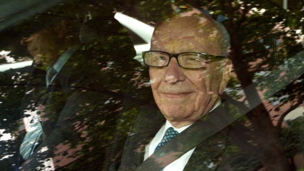 Rupert Murdoch ... and Malcolm Fraser exchanged secrets.