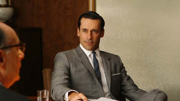 New role ... Jon Hamm as Don Draper in Mad Men. He will take on a behind-the-scenes role for the next season.