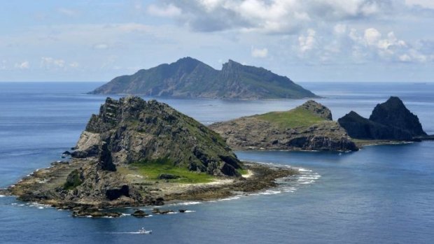 The disputed islands in the East China Sea known as the Diaoyu by China and the Senkaku by Japan.