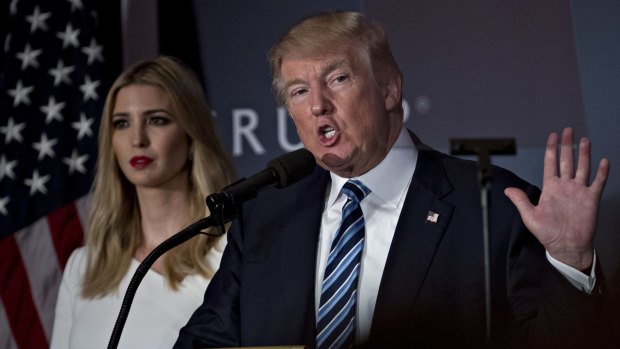The Grab Your Wallet campaign urged shoppers to boycott retailers that carry goods affiliated with Trump family businesses.