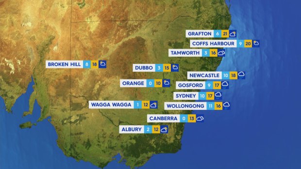 National weather forecast for Friday June 14