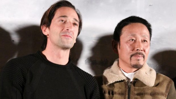 Adrien Brody and Chinese actor Chen Daoming.