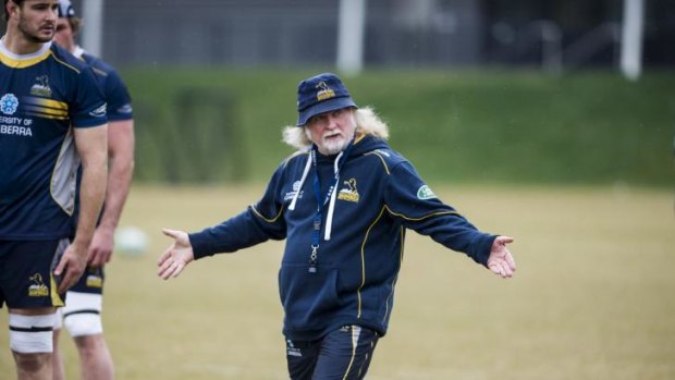 On the move: Brumbies coach Laurie Fisher is leaving the club at the end of the current Super Rugby season.