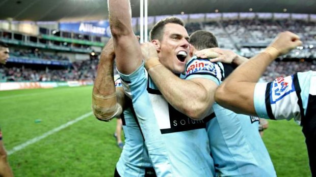 Relief: Cronulla feared their whole season could be for nought.