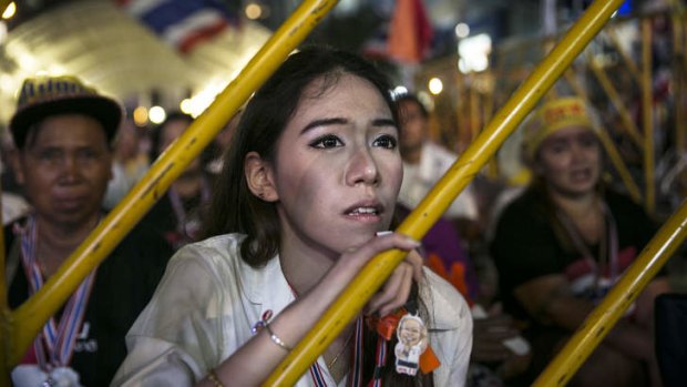 Troubled nation: As deadly violence breaks out in the south, Bangkok has been paralysed by anti-government protests.