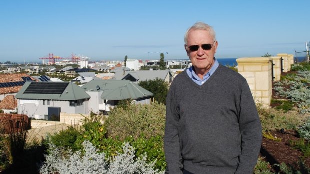 Geoff Totterdel is leading the push to get part of North Fremantle moved to Mosman Park.