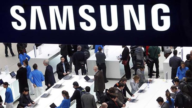 Tactics questioned: Samsung Taiwan.