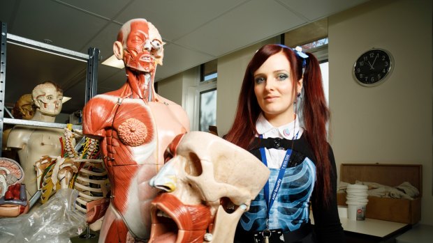 Anatomical services specialist Hannah Lewis.