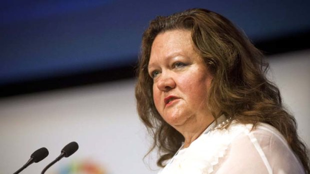 Gina Rinehart &#8230; has taken care of one issue relating to her Fairfax stake.