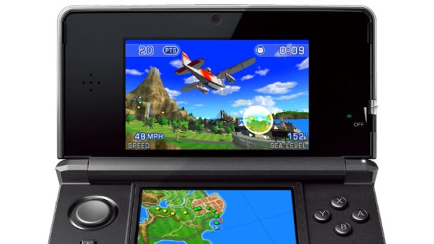 Pilotwings Resort in action on the Nintendo 3DS