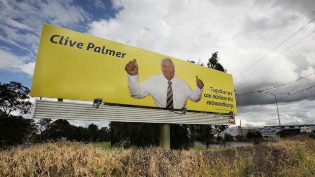There's increasing opportunity for billboard advertisers, such as Clive Palmer, to put up billboards around Brisbane.