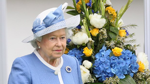 Queen Elizabeth II threw shoes at the Duke of Edinburgh.