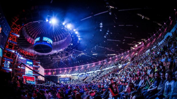 Big show: Despite big crowds in person for major events, most of eSports viewership watches online.